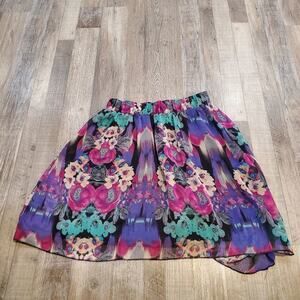 Maurices small womens floral skirt